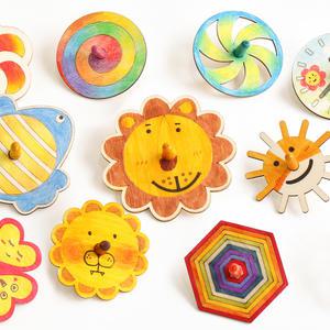 나무 팽이 만들기 재료 색팽이 우드아트