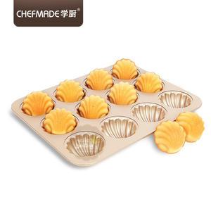 쉐프메이드 조개틀12구(조가비팬,마들렌팬,쉘마들렌) WK9316