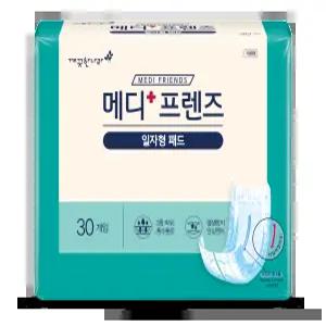 깨끗한나라 메디프렌즈 일자형 패드 30매 8팩(240개) 성인용 속기저귀