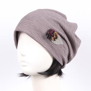 여성 두건 비니 봄 여름 중년 항암 편한 엄마 할머니 씨앗주름비니(BN-030)