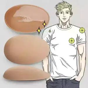 SB 남자 여자 어깨뽕 어깨패드 보정 실리콘 가슴근육