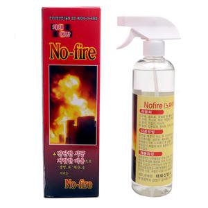 방염 난연 불연 스프레이 노파이어 화재 소방 코팅제 500ml 소방 용품 소화 화재 방지 예방 분사 액체 형식승인