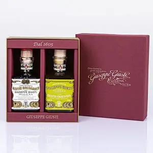 [주세페주스티](본점)2메달 큐빅 발사믹식초 250ml + 엑스트라버진 올리브오일 250ml