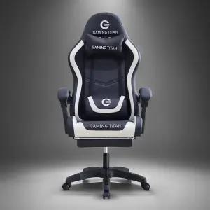 일루일루 라이트 지 타이탄 게이밍의자 컴퓨터의자 리클라이닝 쿠션포함 발받침대포함