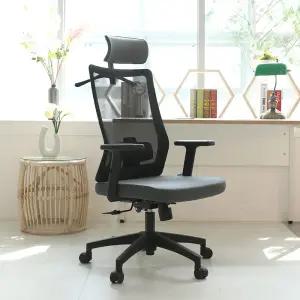 린백 LB31HB 블랙바디 헤드형 사무용 컴퓨터 책상의자