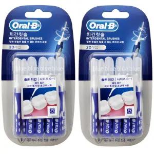 [ Oral-B ] 오랄비 치간 칫솔 (20개입 x 2팩)