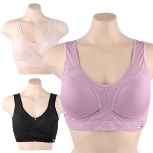 가벼운 노와이어 인견 브라 스포츠형 메쉬 보정 BR 3153