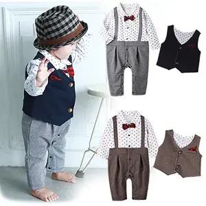 [MK]크라운 정장 우주복과 조끼세트  500209