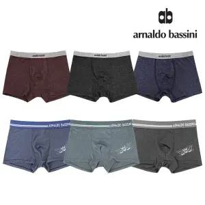 [아날도바시니] 903 904 스판 주니어 드로즈 6종 세트 초등학생 중학생 사각 팬티