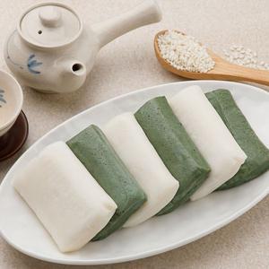 [시루조아] 굳지않는 흰/쑥 절편 10개입 (700g)