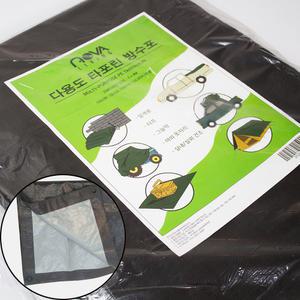 다용도 타포린 올리브그린 싱글(1.8X2.7M) 그라운드시트 캠핑천막 바람막이 방수포 타프