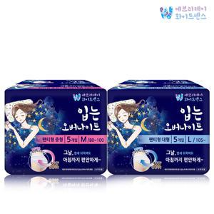 에브리데이 화이트센스 입는 오버나이트 중형/대형 5px1팩