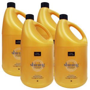 대용량 미쟝센 헤어테라피 샤이닝 샴푸 4.2Kg x 4개 대용량샴푸 리필용 업소용