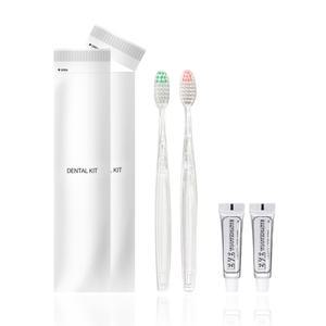 일회용 미세모 칫솔치약 JJ세트(원터치포장) 100개