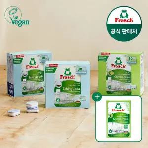 [프로쉬] 식기세척기세제 30개입 3개+식기세척기 클리너 1개