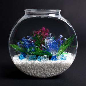 풀세팅 투명 플라스틱 어항세트 BG-210 금붕어어항 투명플라스틱으로 깨질 걱정