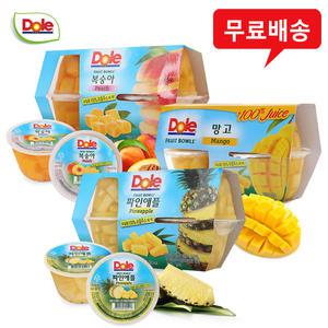 돌 후룻볼(4개입)x6팩(복숭아2+망고2+파인애플2)무배