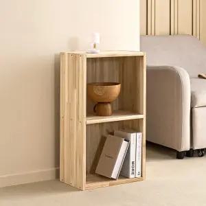 원목공간박스2단 정리대 공간활용 받침대 미니수납장 피규어 진열장 주문제작 틈새책장 소품정리