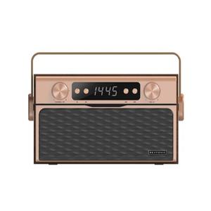 BCX-100 레트로 강력한사운드 포터블 오디오 블루투스 스피커 충전식 USB재생 고성능 FM라디오/