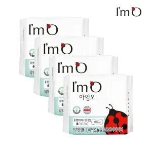 [아임오] 유기농 순면 생리대 롱 팬티라이너 20P x4개