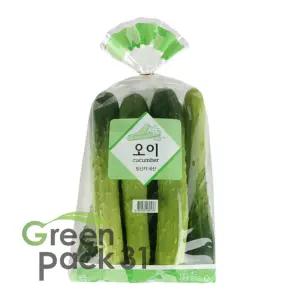 야채소포장비닐봉투(오이5~7입포장봉지-200매)