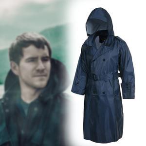 고급형 신사 장교 방수 발수 견장 레인코트 우비