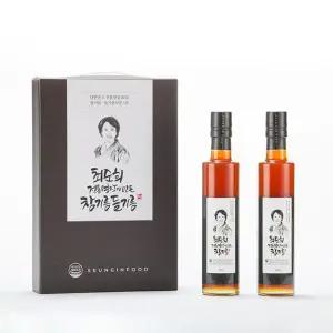 [저온 압착 통깨][300ml 2개]전통명장 최순희 참기름 2개입