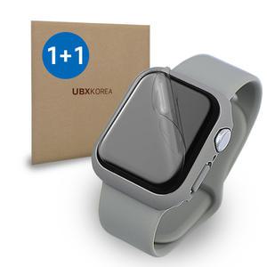 [ 1 +  1 ] 애플워치 11/10/9/8/7/6/SE/5/4/3 전용 프리미엄 고광택 전면 액정보호 필름 38 40 41 42 44 45 46 mm