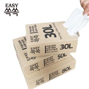 EASY 쏙쏙 배접형 분리수거용 쓰레기봉투 다용도 봉투 백색 30L / 50L / 80L