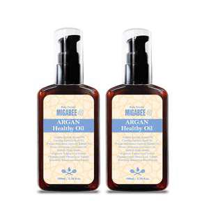 미가비 아르간 헤어오일 /극손상/트리트먼트/염색모/헤어에센스 베이비파우더향 100ml x 2개