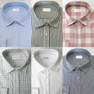 남성 와이셔츠 일반핏 정장 남자 남방 셔츠 긴팔 스트라이프 빅사이즈 선물 회사 면접 편한셔츠