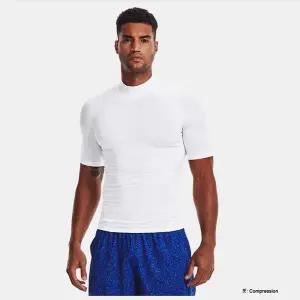 [언더아머](하남점)1372586-100언더아머 남성 히트기어 아머 컴프레션 모크 컴프레션 핏 기능성 반팔 티...