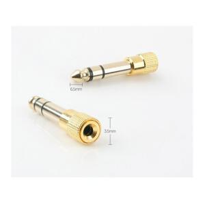 6.3 수 MALE TO 3.5MM  FEMALE 암 스테레오 젠더 변환 6.5 M 3.5 F Stereo 마이크 오디오 앰프 노래방 단자