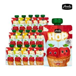 [아넬라]짜먹는 아기 이유식 과일퓨레 HOP타입 16팩(100g16개입)