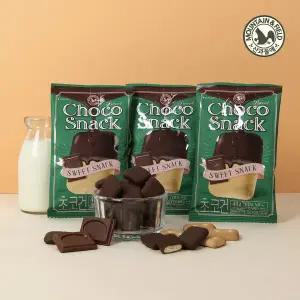 [롯데백화점]산과들에 초코건 40g x10봉 달콤 바삭 건빵 초콜릿 간식