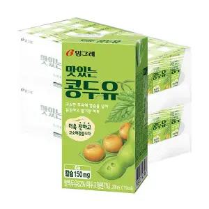 빙그레 맛있는 콩두유 200ml 48팩