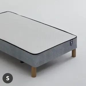 매트리 올인원 본넬스프링 일체형침대 매트리스 싱글 S