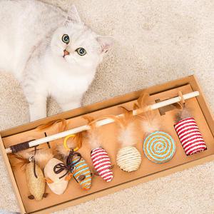 가또나인 쥐돌이 7종 고양이 낚시대 장난감