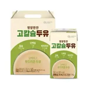 대상웰라이프 뉴케어 영양한잔 고칼슘 두유 식이섬유 비타민D 150ml x 24팩