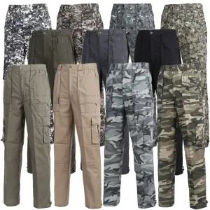 남성 여름 작업복바지 편한 면작업복 빅사이즈 밀리터리카고바지