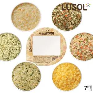 이유식 3단계 진밥 (7팩) 골고루 세트