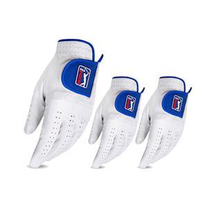 PGA TOUR 맥스 핏, 골프 반양피장갑, 25호, 3개