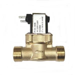 티앤디 수도 솔레노이드 밸브 황동 AC 220V G1/2 (외경 20.5 내경 14.7 오차 0.2mm)