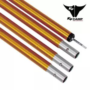 [K4CAMP]듀랄루민골드 타프 폴대 28Ø 4단 240cm
