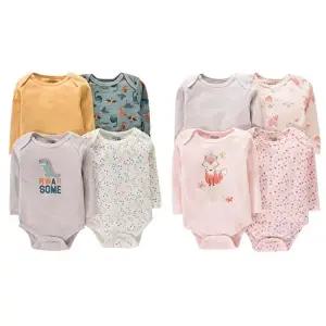 [조이멀티]여우와공룡 아동 긴팔바디슈트 4종세트 205001