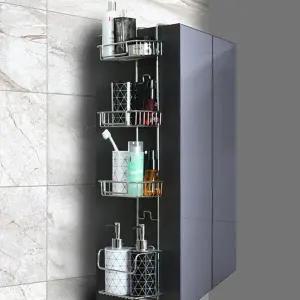 노바리빙 다용도 매직 틈새 선반 4단 철제