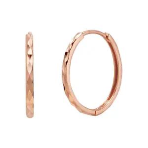 18K 귀걸이 원터치 링 컷팅 한쪽 17mm