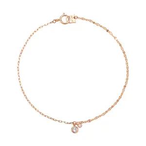 14K 팔찌 체인 금팔찌 참 언벨