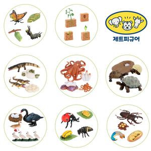 제트피규어 16종 동물 곤충 성장과정 한살이 피규어 세트