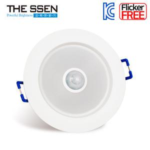 더쎈 LED 매입 센서등 에코 3인치 5W 센서등 플리커프리 현관 복도 매립등